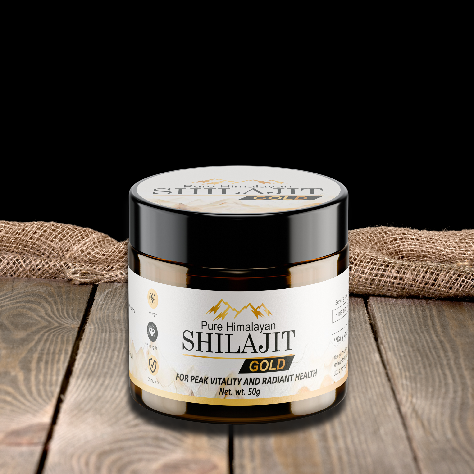 Himalayan Shilajit Gold – 100% Pure - Potent - Combo Packege