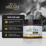 Himalayan Shilajit Gold – 100% Pure - Potent - Vitality Supplement